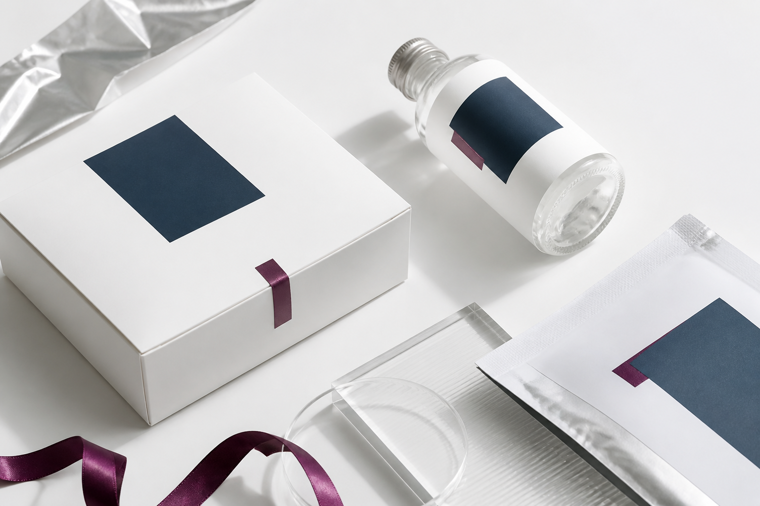 Packaging and branded goods system mockup