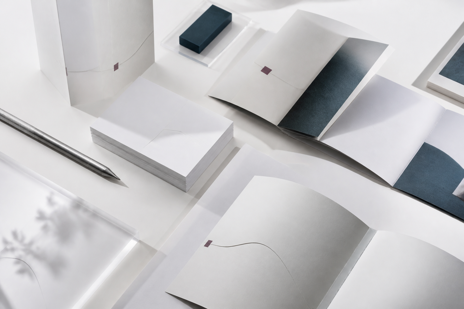 Brand print and card mockup